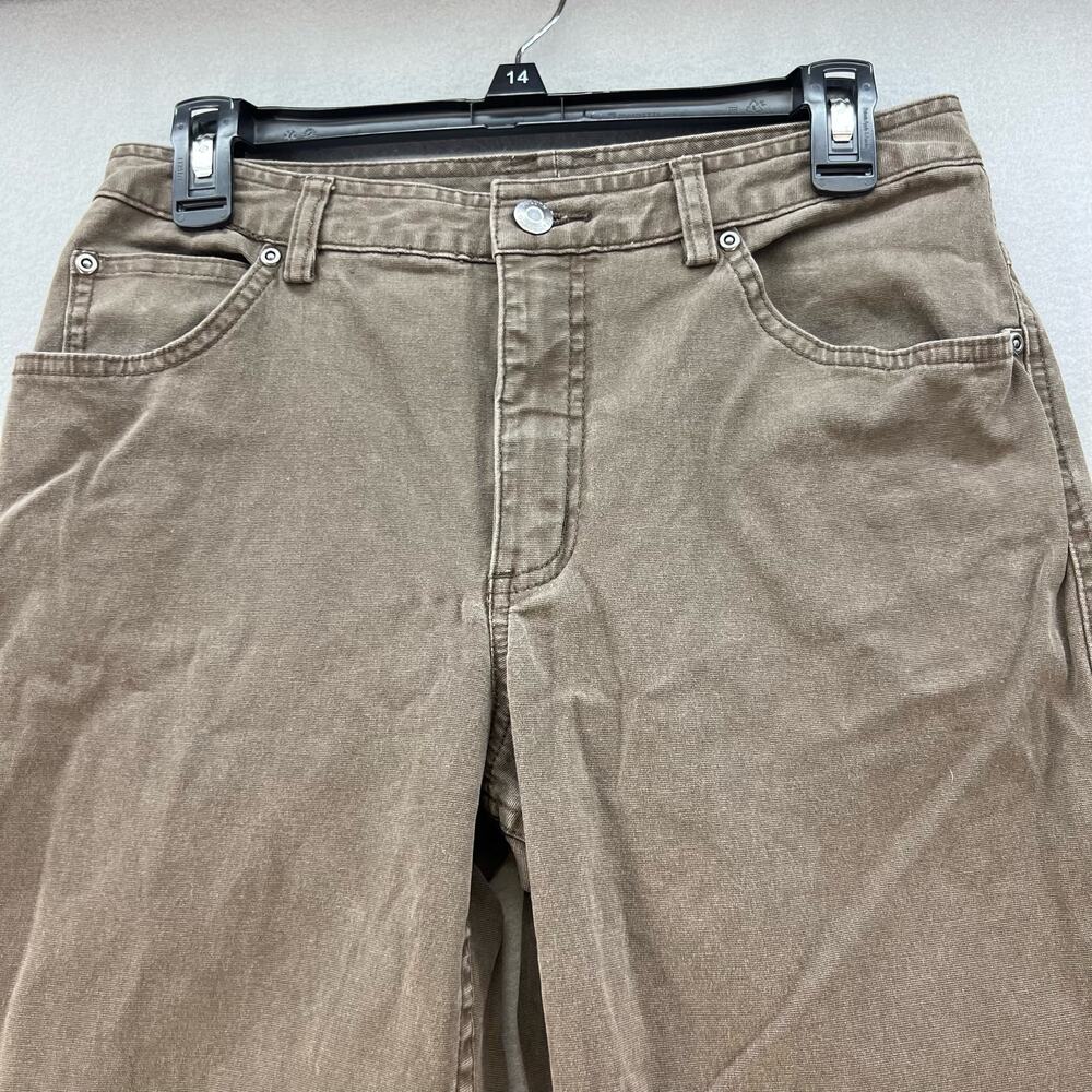 Duluth Trading Co. Jeans Women's 8x29 Brown Duluth Flex FH Work Pants Normcore - Picture 7 of 12